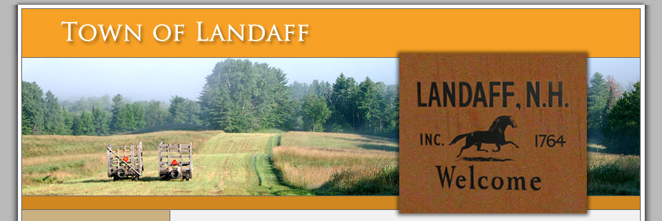 About the Town of Landaff, NH header